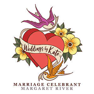 Weddings by Kate, Margaret River Celebrant, Western Australia